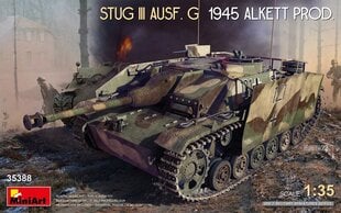 Klijuojamas Modelis MiniArt 35388 StuG III Ausf. G 1945 Alkett Prod. 1/35 цена и информация | Склеиваемые модели | pigu.lt