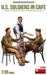 Klijuojamas Modelis MiniArt 35406 U.S. Soldiers in Cafe 1/35 цена и информация | Склеиваемые модели | pigu.lt