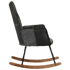 Supama kėdė vidaXL, juoda цена и информация | Кресла в гостиную | pigu.lt