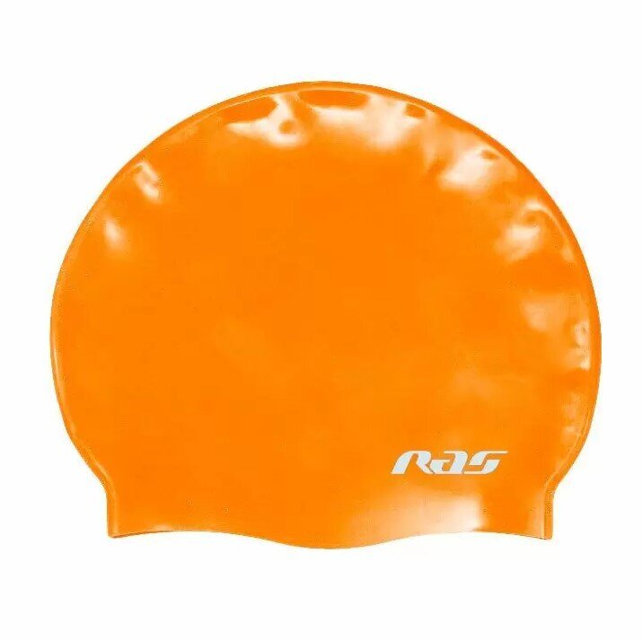 Silikoninės plaukimo kepurėlės RAS, orandžinė kaina ir informacija | Plaukimo kepuraitės | pigu.lt