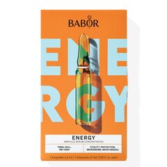 Оживляющий ампульный набор для уставшей кожи Babor Energy Set, 7 шт. цена и информация | Сыворотки для лица, масла | pigu.lt