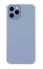 Baseus Frosted Glass Case Жесткий чехол с гибким каркасом для iPhone 12 Pro Max белый-прозрачный цена и информация | Чехлы для телефонов | pigu.lt