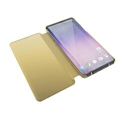 Clear view чехол Samsung S11+/S20 Ultra, золотые цена и информация | Чехлы для телефонов | pigu.lt