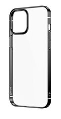 Силиконовый чехол Baseus Shining Case (Anti-fall) чёрный  для iPhone 12ProMax цена и информация | Чехлы для телефонов | pigu.lt