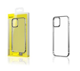 Силиконовый чехол Baseus Shining Case (Anti-fall) серебристый  для iPhone 12ProMax цена и информация | Чехлы для телефонов | pigu.lt