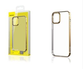 Силиконовый чехол Baseus Shining Case (Anti-fall) золотистый  для iPhone 12ProMax цена и информация | Чехлы для телефонов | pigu.lt