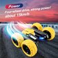 RC automobilis su garso ir šviesos efektais Tornado Stunt Car, geltonas kaina ir informacija | Žaislai berniukams | pigu.lt