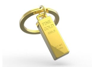 Брелок Metalmorphose - MTM044 - Брелок для ключей из золотого слитка цена и информация | Брелоки | pigu.lt