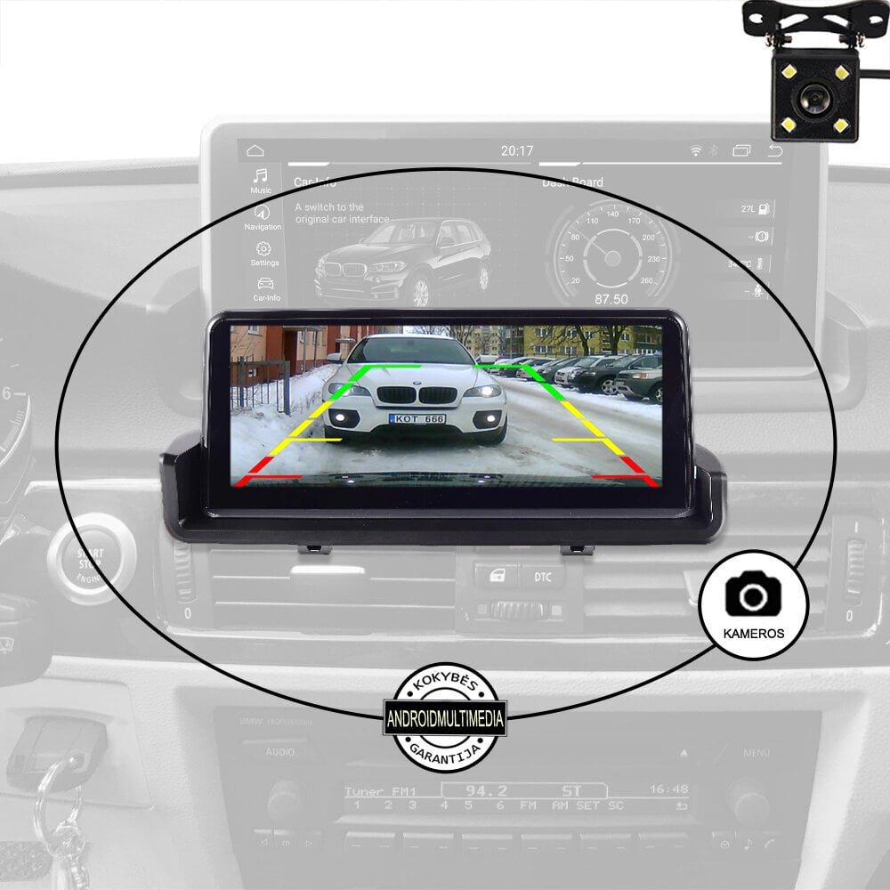 Android plančetinė multimedia BMW 3 E90, E91 2004-13 kaina ir informacija | Automagnetolos, multimedija | pigu.lt