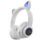 Belaidės RGB ausinės su LED kačių ausimis, L450 kaina ir informacija | Ausinės | pigu.lt