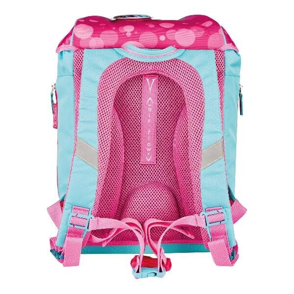 Mokyklinė kuprinė Herlitz Softlight Plus Greenline Pink Bubles, 16 l kaina ir informacija | Kuprinės mokyklai, sportiniai maišeliai | pigu.lt