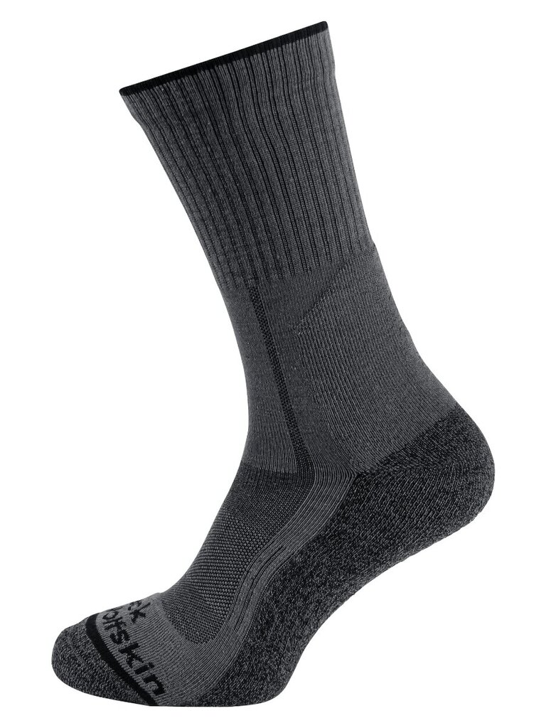 Žygio kojinės moterims Jack Wilfskin Hike Func Sock Cl C 223012753, pilkos kaina ir informacija | Moteriškos kojinės | pigu.lt