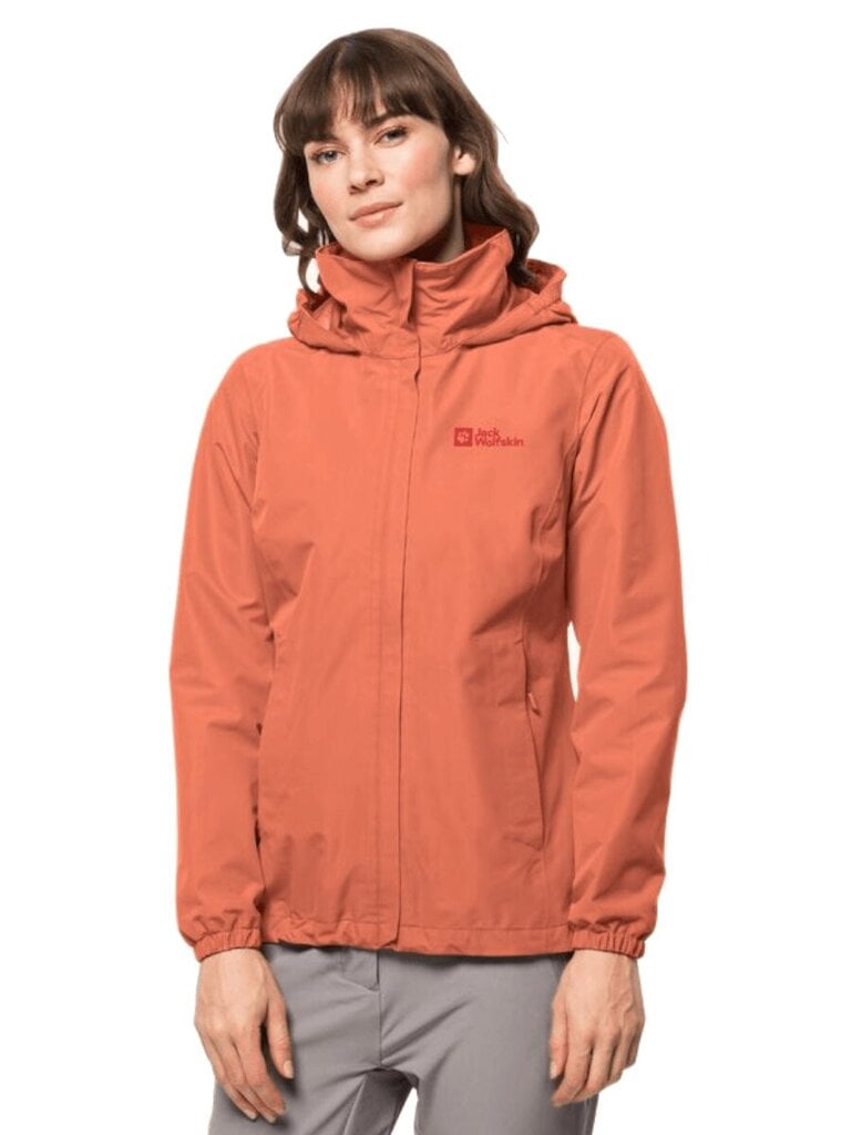 Verslaafde terugbetaling Groene achtergrond Прочная куртка JACK WOLFSKIN Stormy Point 2L Jkt W Orange 223012622 цена |  pigu.lt