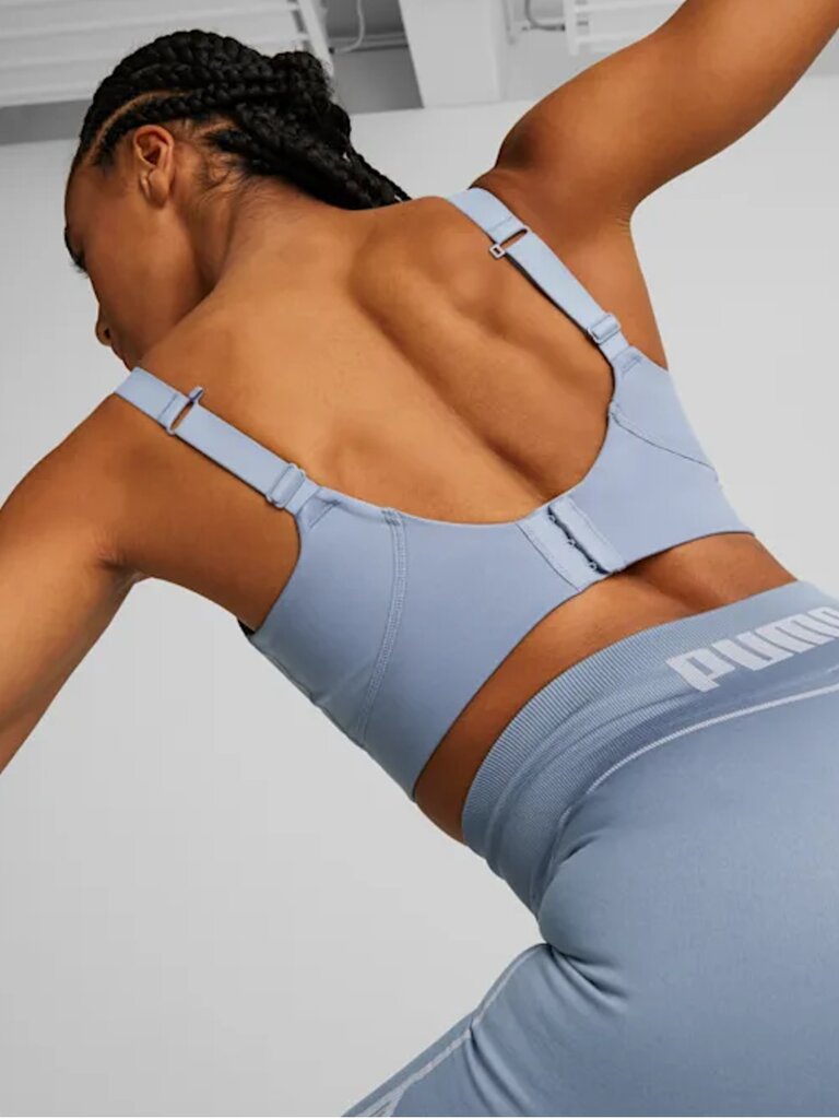 Puma sportinė liemenėlė moterims High Impact Eversculpt Uplift Bra Filtered Ash 234237287, mėlyna цена и информация | Sportinė apranga moterims | pigu.lt