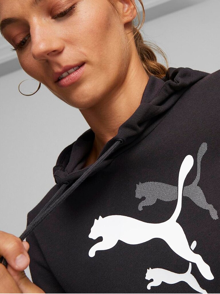 Puma džemperis moterims Ess+ Logo Power Tr 234236921, juodas kaina | pigu.lt