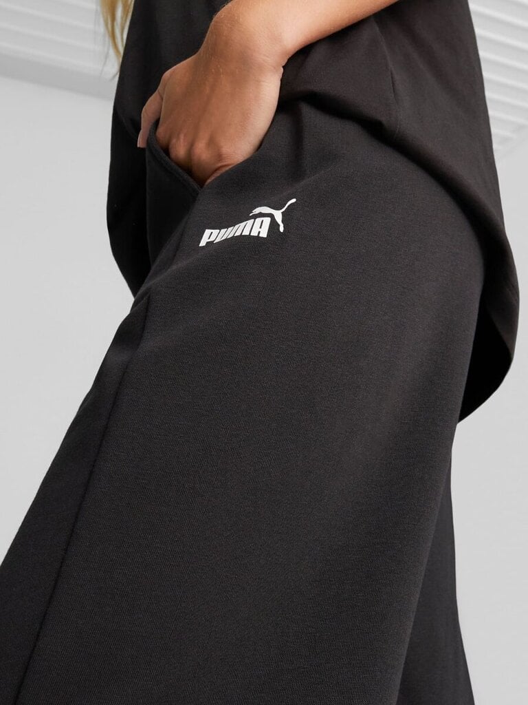Puma sportinės kelnės moterims Power Colorblock High Waist 234236915, juodos kaina ir informacija | Sportinė apranga moterims | pigu.lt