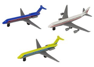 Keleivinių lėktuvų rinkinys Lean Toys, 6 vnt. kaina ir informacija | Žaislai berniukams | pigu.lt