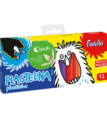 Plastilinas Fiorello Extra, 12 vnt kaina ir informacija | Piešimo, tapybos, lipdymo reikmenys | pigu.lt