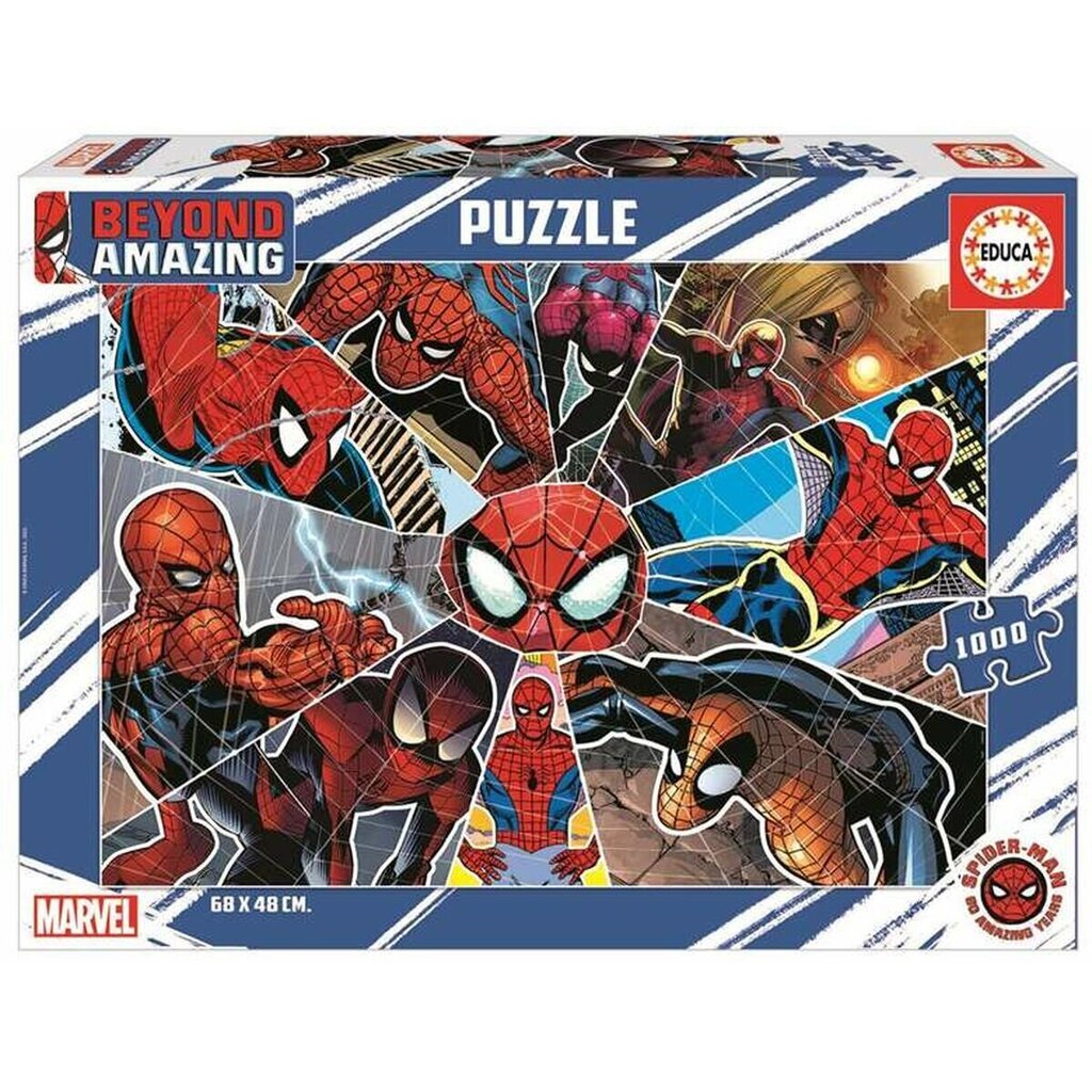 Dėlionė Educa Beyond Amazing (Žmogus voras), 1000 d. kaina ir informacija | Dėlionės (puzzle) | pigu.lt