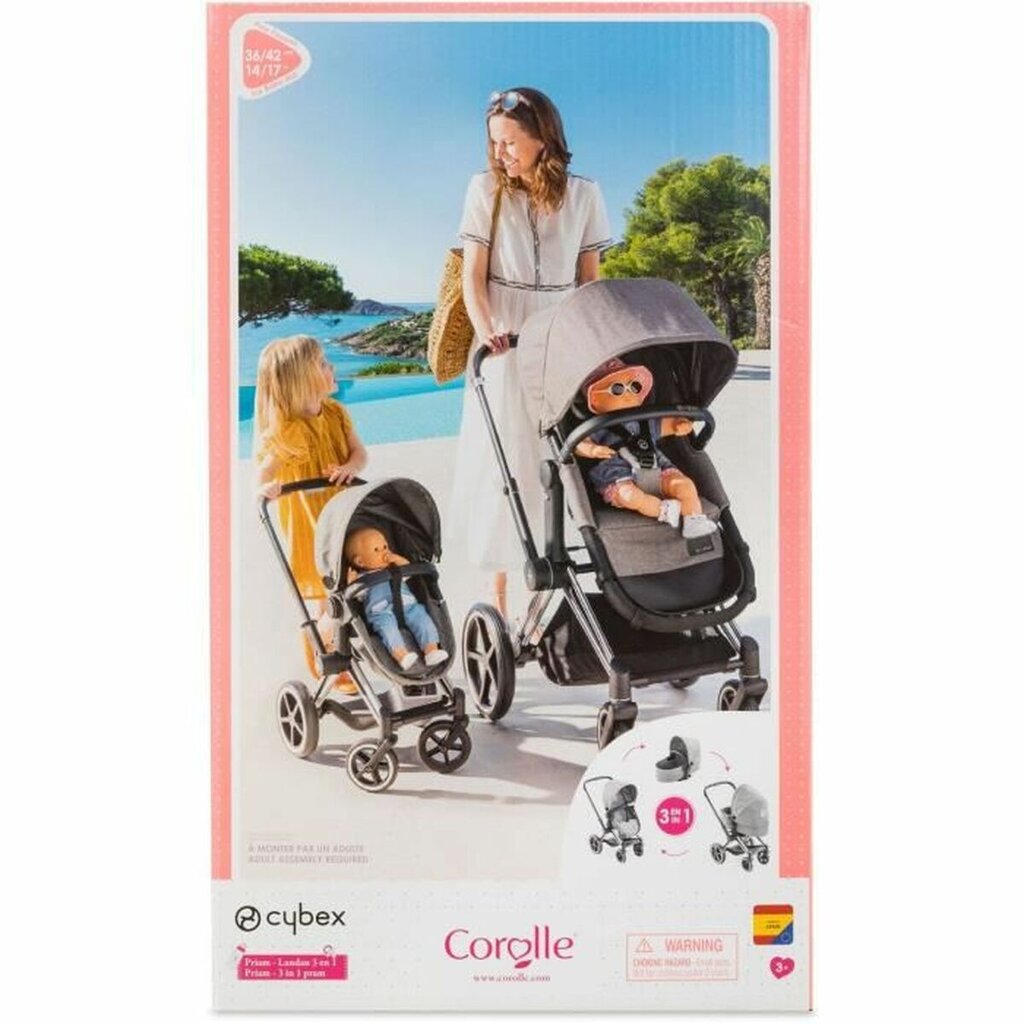 Lėlių vežimėlis Corolle Cybex 3 in1 Pram kaina ir informacija | Žaislai mergaitėms | pigu.lt