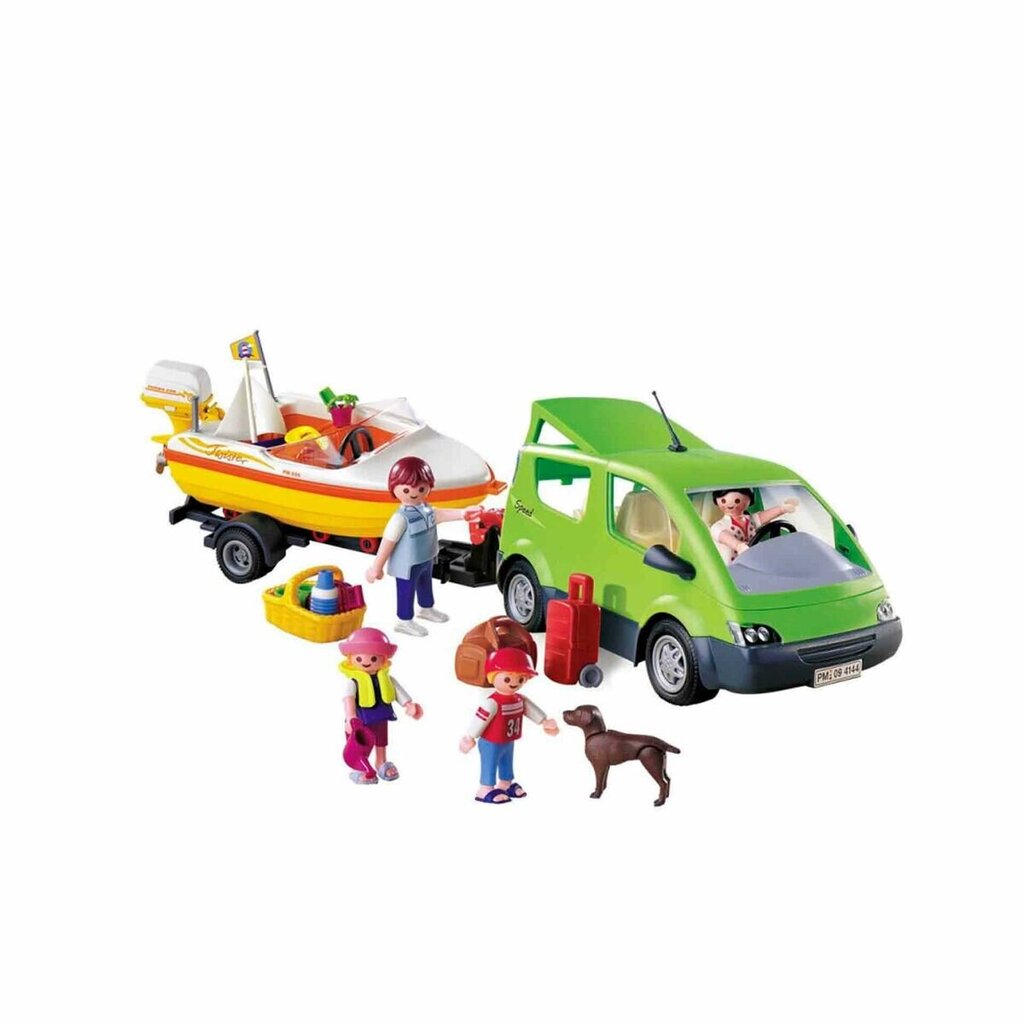 4144 PLAYMOBIL® Family Fun Transporto priemonės, 76 d. цена и информация | Konstruktoriai ir kaladėlės | pigu.lt