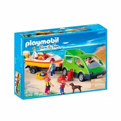 Playmobil van z przyczepą 4144 цена и информация | Конструкторы и кубики | pigu.lt