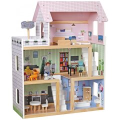 Medinis lėlių namas, 62x27x77 cm kaina ir informacija | Žaislai mergaitėms | pigu.lt