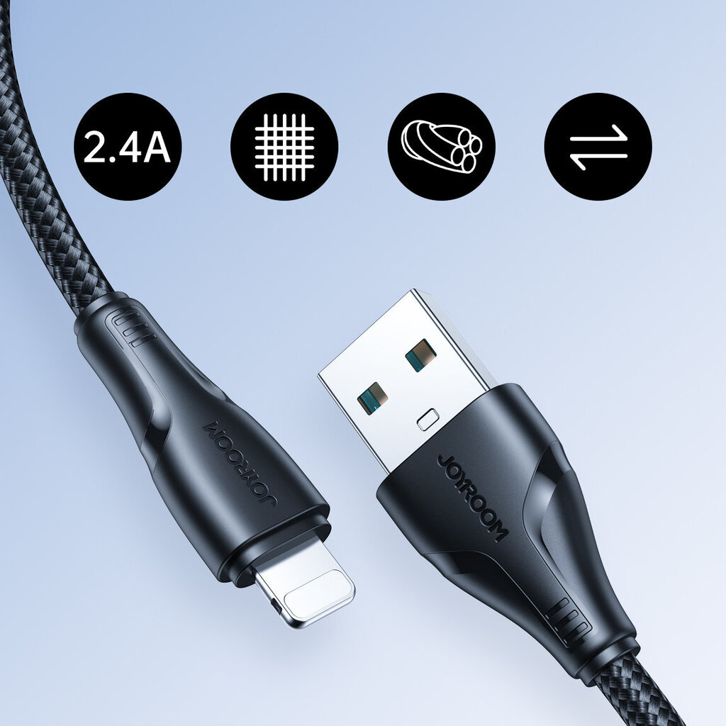 Joyroom S-UL012A11, USB - Lightning, 1.2 m kaina ir informacija | Laidai telefonams | pigu.lt