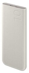 EB-P3400XUE Samsung FastCharge PowerBank 2x USB-C 25W 10000mAh Beige цена и информация | Samsung Аксессуары для велосипедов | pigu.lt