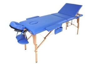 Masažo stalas Wecco, 3 dalių, mėlynas цена и информация | Аксессуары для массажа | pigu.lt