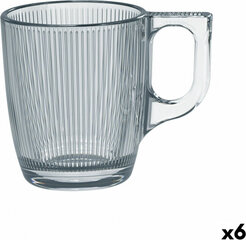 Чашка Luminarc Stripy Прозрачный Cтекло (90 ml) (6 штук) цена и информация | Стаканы, фужеры, кувшины | pigu.lt