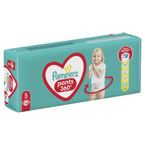 Sauskelnės-kelnaitės PAMPERS Pants, JP, 5 dydis 12 - 17 kg, 48 vnt. цена и информация | Sauskelnės | pigu.lt