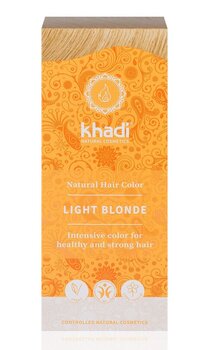 Краска для волос Khadi Light Blond 100 г цена и информация | Краска для волос | pigu.lt