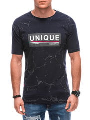 рубашка с длинными рукавами L152 - темно-синяя цена и информация | Мужские футболки | pigu.lt