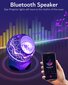 Galaktikų ir žvaigždžių projektorius Dinozauro kiaušinis su Bluetooth garsiakalbiu, violetinis цена и информация | Dekoracijos šventėms | pigu.lt
