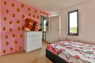 Элегантные цветочные наклейки на стену для гостиной и детской цена и информация | Интерьерные наклейки | pigu.lt