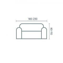 Belmarti trivietės sofos užvalkalas Milan 180 - 230 cm kaina ir informacija | Baldų užvalkalai | pigu.lt