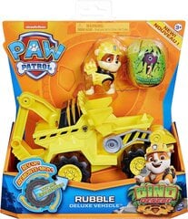 Paw Patrol Deluxe Vehicle - Dino Rescue - Rubble цена и информация | Игрушки для мальчиков | pigu.lt