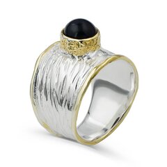 Sidabrinis žiedas moterims Ametrin F50310 kaina ir informacija | Žiedai | pigu.lt
