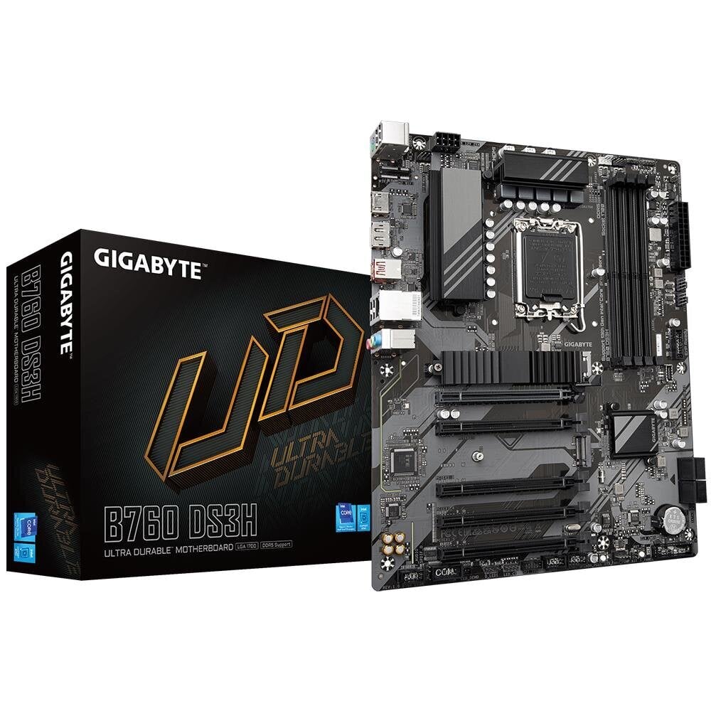 Gigabyte B760 DS3H kaina ir informacija | Pagrindinės plokštės | pigu.lt