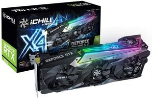 Inno3D GeForce RTX 3070 iChill X4 LHR (C30704-08D6X-1710VA35H) kaina ir informacija | Vaizdo plokštės (GPU) | pigu.lt