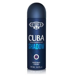Purškiamas dezodorantas Cuba Men's Shadow Deodorant Body Spray, 200 ml kaina ir informacija | Dezodorantai | pigu.lt
