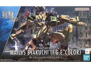 Bandai - HG Kyokai Senki MAILeS Byakuchi (F.G.E. Color), 1/72, 63927 цена и информация | Конструкторы и кубики | pigu.lt