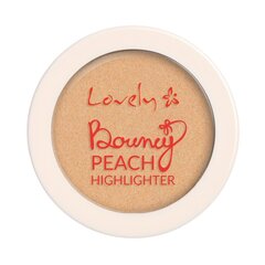 Veido paryškinimo priemonė Lovely Bouncy Powder Highlighter, persikas, 3,6 g kaina ir informacija | Makiažo pagrindai, pudros | pigu.lt