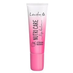 Lūpų balzamas Lovely Nutri Care Lip Balm 3 Strawberry, 8ml kaina ir informacija | Lūpų dažai, blizgiai, balzamai, vazelinai | pigu.lt