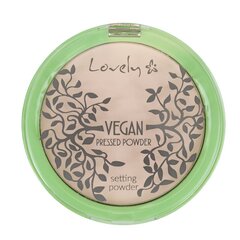 Kompaktinė pudra Lovely Vegan Pressed Powder, 10 g kaina ir informacija | Makiažo pagrindai, pudros | pigu.lt