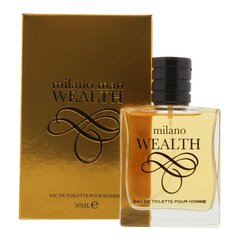 Tualetinis vanduo Milano Man Wealth EDT vyrams, 50 ml kaina ir informacija | Kvepalai vyrams | pigu.lt