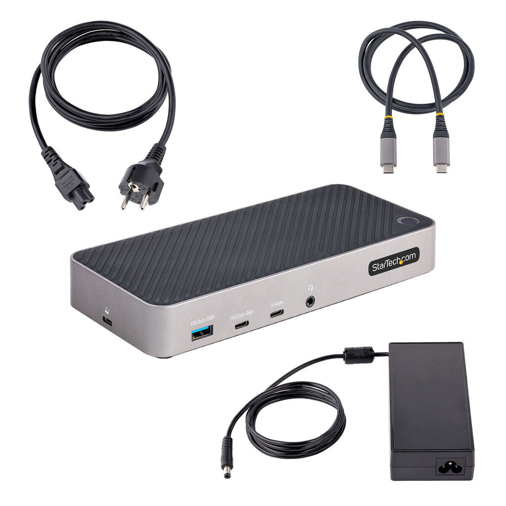 USB šakotuvas Startech 116E-USBC-DOCK, HDMI, USB 3.2 kaina ir informacija | Adapteriai, USB šakotuvai | pigu.lt