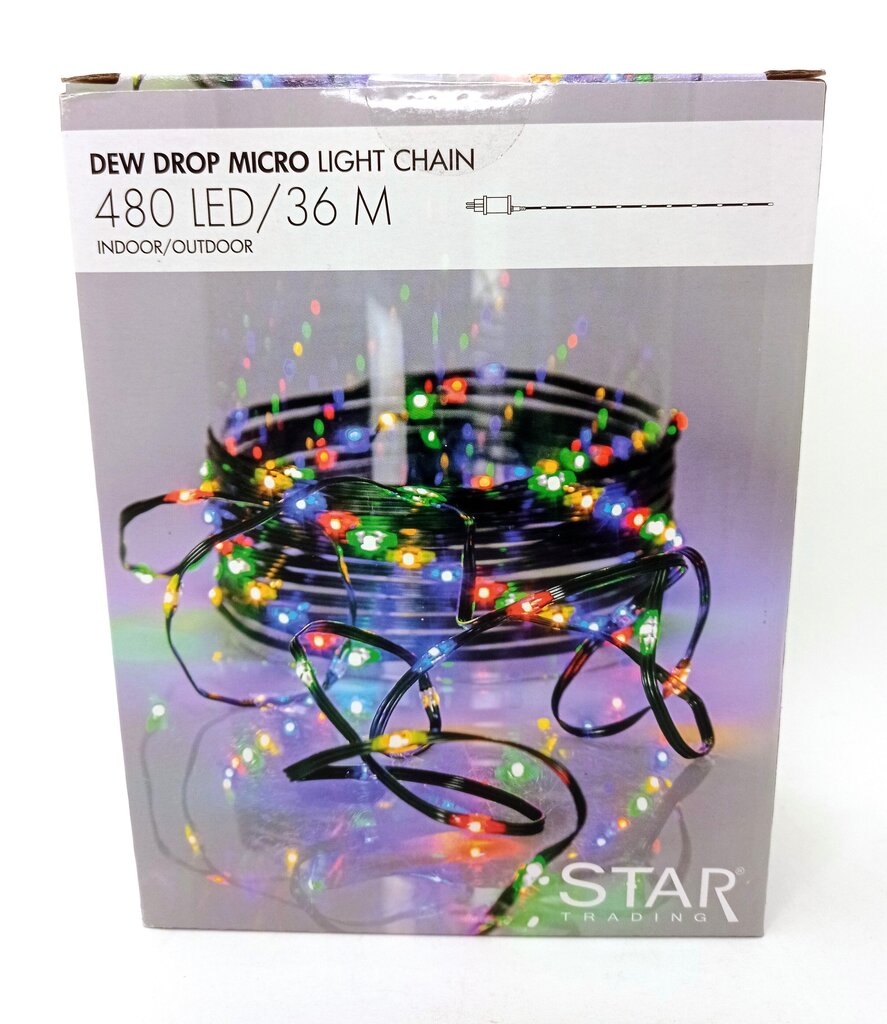Kalėdinė girlianda 480 LED, 36 m kaina ir informacija | Girliandos | pigu.lt