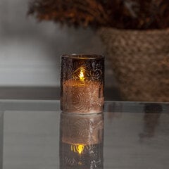 LED Pillar Candle Flamme Leaf 061-74 цена и информация | Подсвечники, свечи | pigu.lt